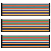 Los mejores  - AZDelivery Jumper Wire Cables de Puente 20 cm 3 x 40 pcs cada uno Macho-Hembra-Macho-Macho-Hembra-Hembra compatible con…